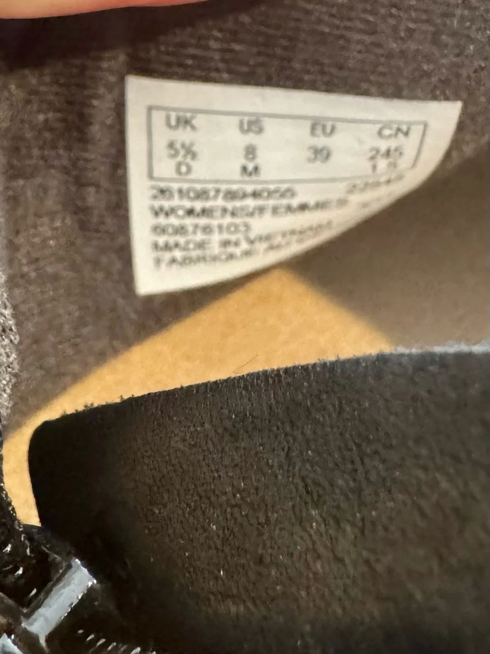 Clarks Black Leather Slip-On Wedge Loafers
